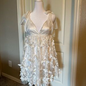 American Threads Satin Butterfly Dress